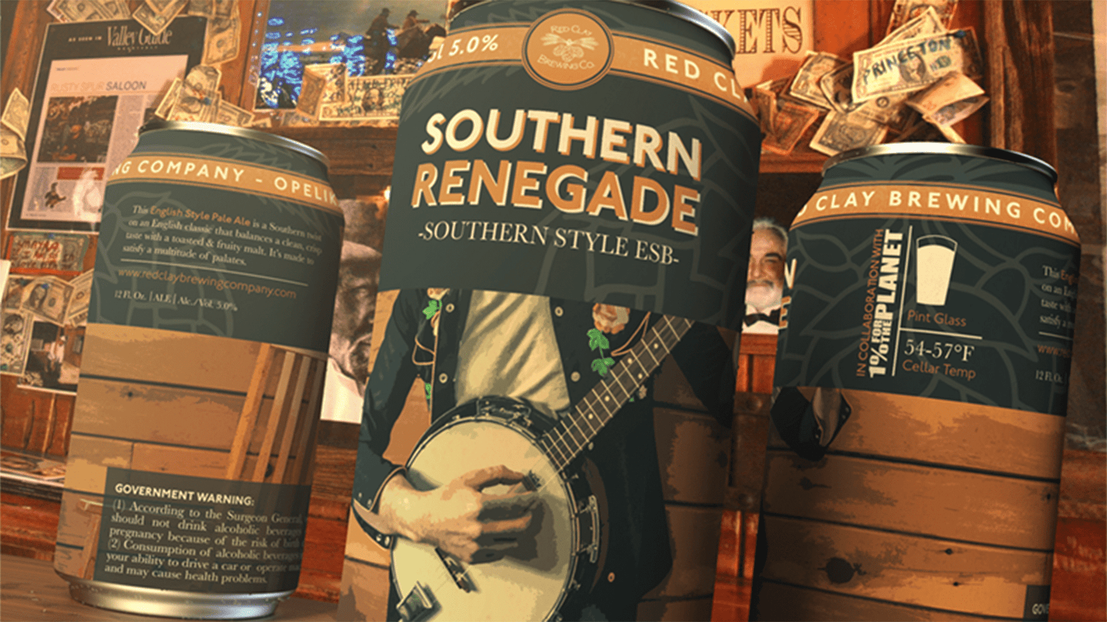 Red Clay Brewing Company Southern Renegade Cans