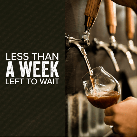 Red Clay Brewing Company anniversary social post